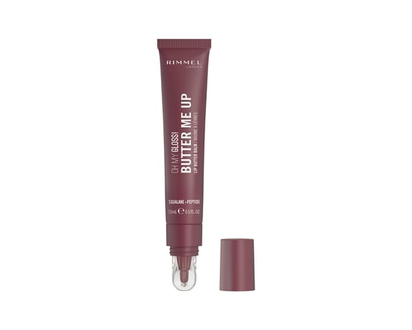 Rimmel London Oh My Gloss Butter Me Up Lip Butter Balm, Hydrating Lip Balm, Tinted Lip Balm, Lip Care, Hydration, Nourishing, Squalene - 1 EA