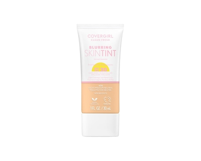 Cover Girl Clean Fresh Blurring Skin Tint, Liquid Foundation Light/Medium Neutral - 420 - 30.0 ML
