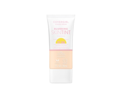 Cover Girl Clean Fresh Blurring Skin Tint, Liquid Foundation - Matte Finish - With Spf 30 Fair Warm - 400 - 30.0 ML