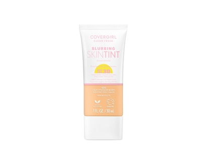 Cover Girl Clean Fresh Blurring Skin Tint, Liquid Foundation - Matte Finish - With Spf 30 Light/Medium Warm - 425 - 30.0 ML