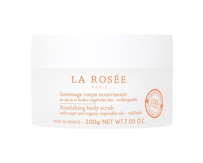 La Rosée Refillable nourishing body scrub with sugar and organic vegetal oils - 200 G