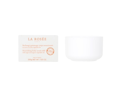La Rosée Nourishing body scrub refill with sugar and organic vegetal oils - 200 G