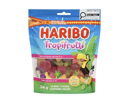 Haribo Tropifrutti Gummy Candies - 284.0 G