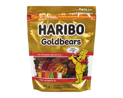 Haribo Gummy Candies, Gold Bear - 652.0 G