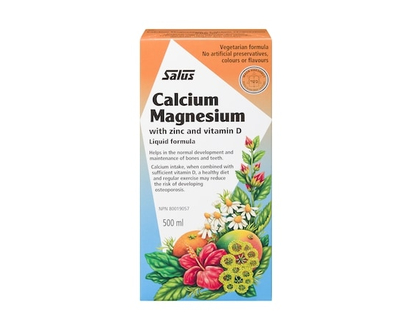 Salus Haus Calcium Magnesium With Zinc And Vitamin D Liquid Formula - 500.0 ML