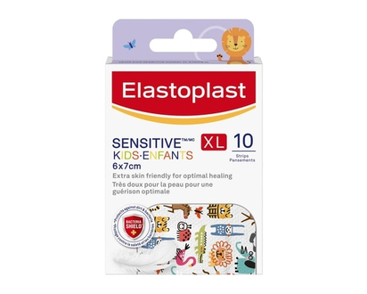 Elastoplast Sensitive Kids XL Adhesive Bandages - 10 EA