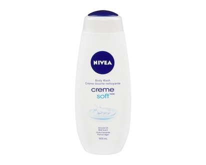 Nivea Soap, Creme Soft Body Wash Almond Oil Mild Scent - 500.0 ML