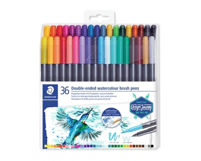 Staedtler STDL DUO AQUARELLE MARQ 36PC - 1.0 EA