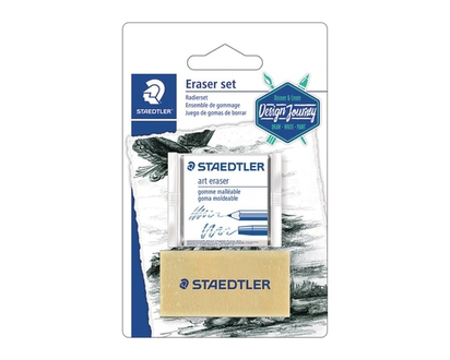 Staedtler STDL GOMMES A EFFACER ART 2PC - 1.0 EA
