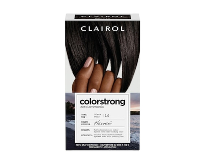 Clairol Colorstrong 100% Gray Coverage Black 1.0 Hawaii - 1.0 EA