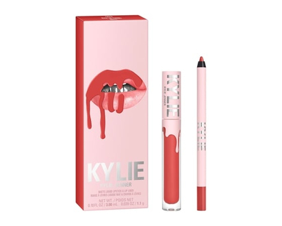 KYLIE COSMETICS Matte Lip Kit, perfect lip routine, highly-pigmented, long-lasting, smudge-resistant, vegan - 1 EA