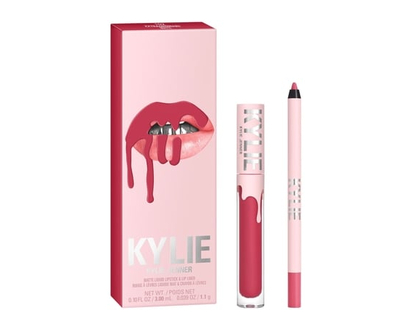 KYLIE COSMETICS Matte Lip Kit, perfect lip routine, highly-pigmented, long-lasting, smudge-resistant, vegan - 1 EA