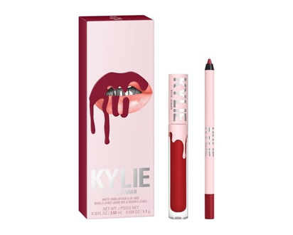 KYLIE COSMETICS Matte Lip Kit, perfect lip routine, highly-pigmented, long-lasting, smudge-resistant, vegan - 1 EA