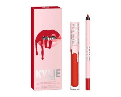 KYLIE COSMETICS Velvet Lip Kit, perfect lip routine, highly-pigmented, long-lasting, smudge-resistant, vegan - 1 EA
