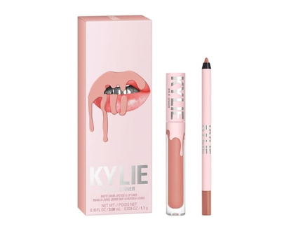 KYLIE COSMETICS Matte Lip Kit, perfect lip routine, highly-pigmented, long-lasting, smudge-resistant, vegan - 1 EA