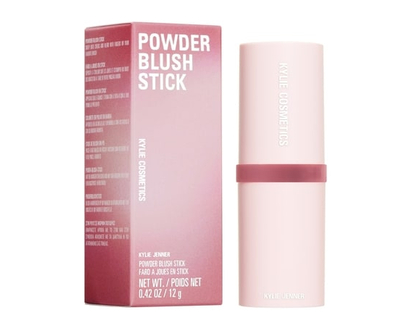 KYLIE COSMETICS Powder Blush Stick, cream-to-powder formula, soft-matte finish, no streaks, easy to build, all-day wear - 12 G