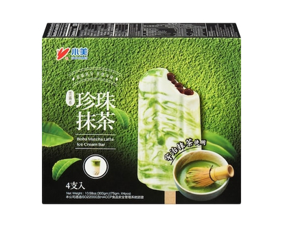 Shao Mei Frozen Dessert Bars - Matcha Latte Boba - 280.0 ML