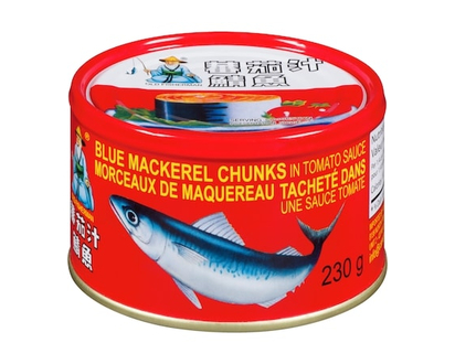 Old Fisherman Blue Mackerel Chunks In Tomato Sauce - 230.0 G
