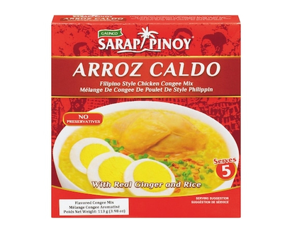 Sarap Pinoy Filipino Style Chicken Congee Mix Arroz Caldo - 113.0 G