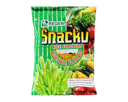 Regent Rice Crackers, Vegetable Flavored - 60.0 G