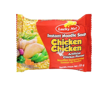 Lucky Me! Instant Noodle Soup Artificial Chicken Flavour - 55.0 G