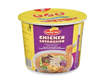 Lucky Me! Instant Vermicelli Soup Chicken Sotanghon - 28.0 G