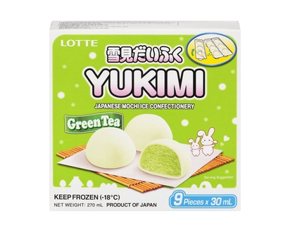 Lotte Green Tea Japanese Mochi Ice Confectionary - 270.0 G