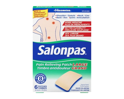 SalonPas Pain Relieving Patch Large - 6.0 EA