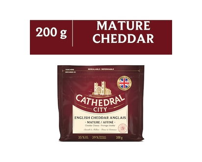 CATHEDRAL CITY CHEESE Mature Cheddar Cheese - 200.0 G
