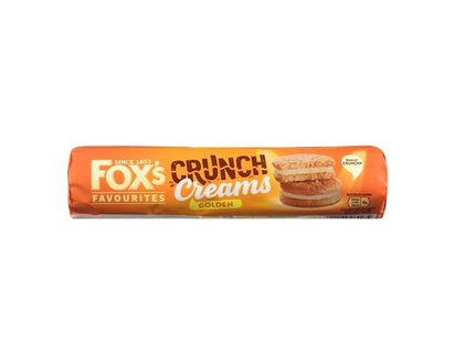 Fox's u-bet Favourites Golden Crunch Creams Oat Biscuits Sandwiched With A Vanilla Flavour Cream - 200.0 G