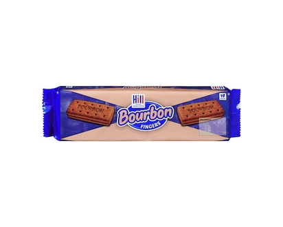 Hill Bourbon Finger Creams Chocolate Flavoured Biscuits With Chocolate Flavoured Filling - 200.0 G