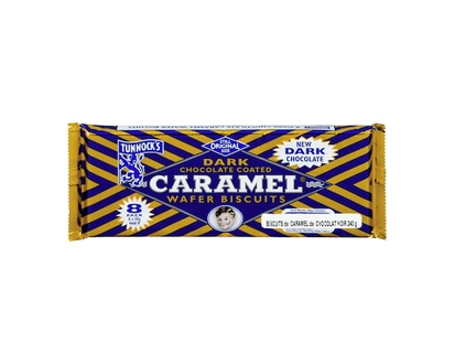 Tunnock's Dark Chocolate Coated Caramel Wafer Biscuits - 240.0 G