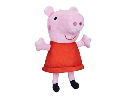 Hasbro Peppa Pig Peluche Peppa rigole, cochon en peluche, animal interactif avec effets sonores - 1 CHA