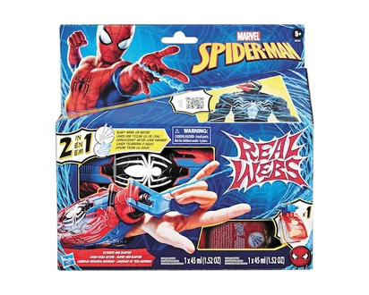 Hasbro Marvel Spider-Man Real Webs Ultimate Web Blaster, 2-in-1 Blaster, Role Play Toy, Spider-Man Costume, Spider-Man Toys - 1.0 EA