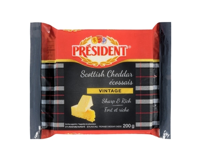 President Scottish Cheddar Cheese Vintage - 200.0 G