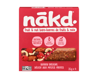 Naked Raw Fruit & Nut Bars Berry Delight - 35.0 G