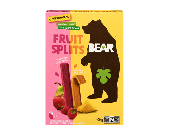 Fruit Splits Raspberry Pineapple - 100.0 G