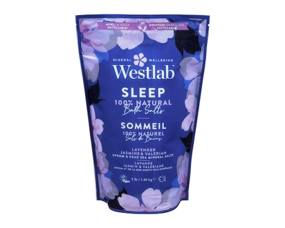 Westlab Epsom & Dead Sea Bathing Salts with Lavender & Jasmine, Sleep - 1.36 KG