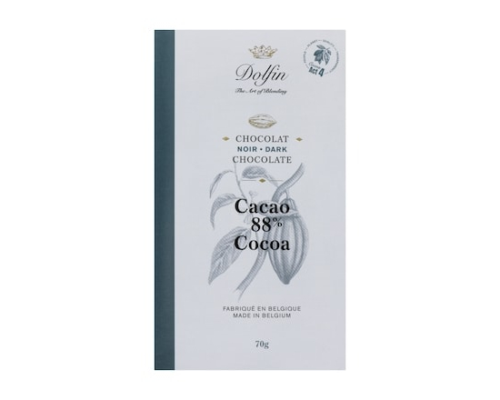 Chocolat noir cacao 88% - 70.0 G