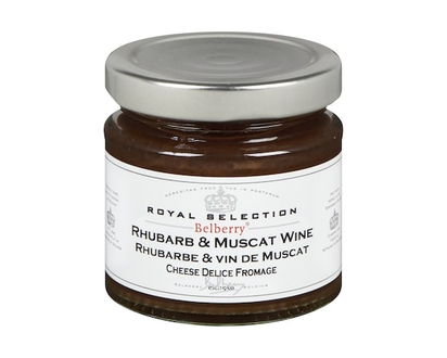 Belberry Royal Preserve Cheese Delice Rhubarb & Muscat Wine - 130.0 G