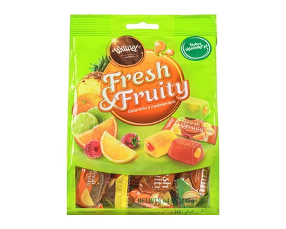Wawel Fruit Flavoured Jellies With Pectin Topped With Sugar - 245.0 G