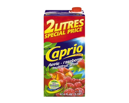Tymbark Caprio Drink, Apple and Raspberry - 2.0 L