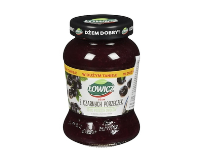 Lowicz Blackcurrant Jam With Reduced Sugar - 450.0 G