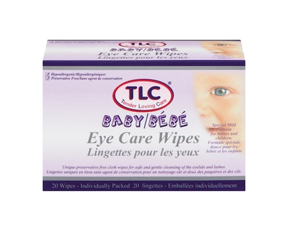 TLC Eye Care Wipes Baby - 20.0 EA