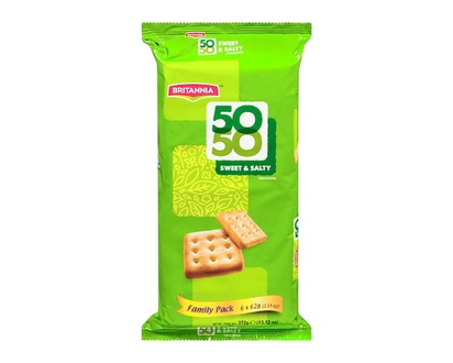 Britannia Fifty Fifty, Cookies - 372.0 G