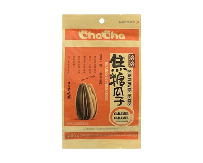 Cha Cha Sunflower Seeds Caramel Flavour - 260.0 G