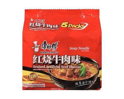 Kang Shi Fu Soup Noodle Braised Artificial Beef Flavour - 530.0 G