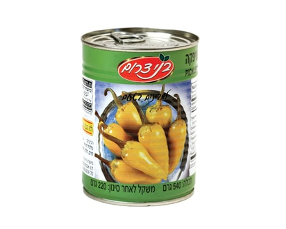 Bnei Darom Pickled Hot Peppers - 540.0 G