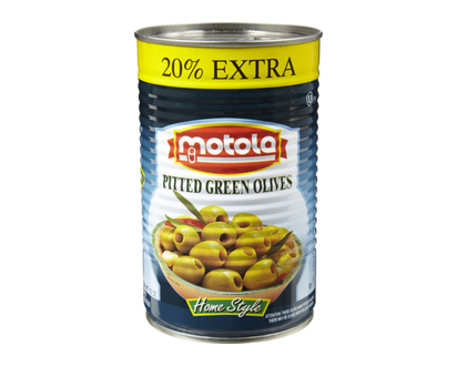 Motola Kosher Olives, King Size, Pitted - 670.0 G