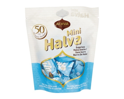 Achva Kosher Mini Halva Snacks, Sugar Free - 150.0 G